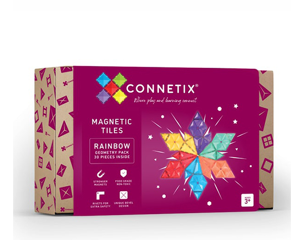 Rainbow 30 pc Geometry de Connetix Rainbow