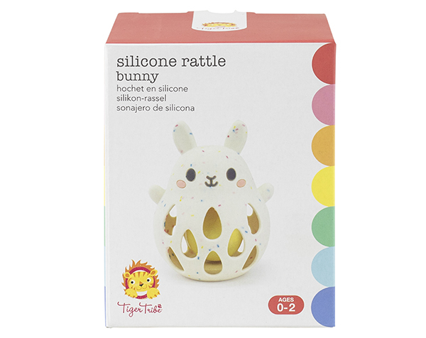 Silicone Rattle Bunny de TigerTribe 