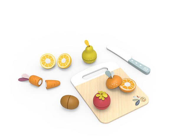 Fruits & Vegetables Cutting Playset de Speedy Monkey Novedades