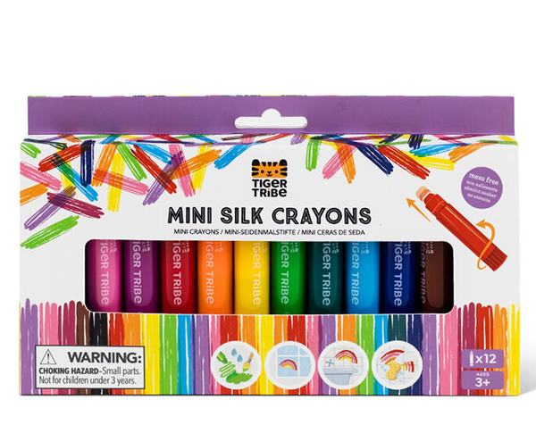 Mini Silk Crayon (Set de 12) de TigerTribe 