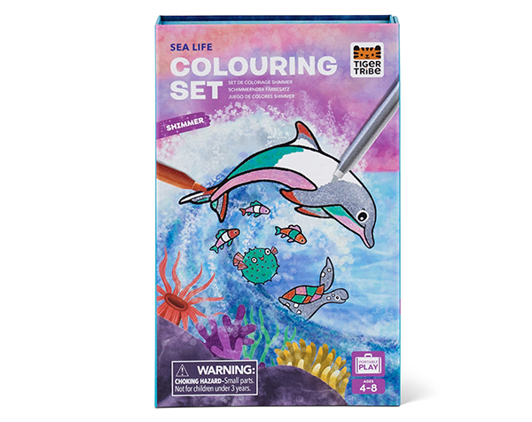 Colouring Set Shimmer Sea Life de TigerTribe 