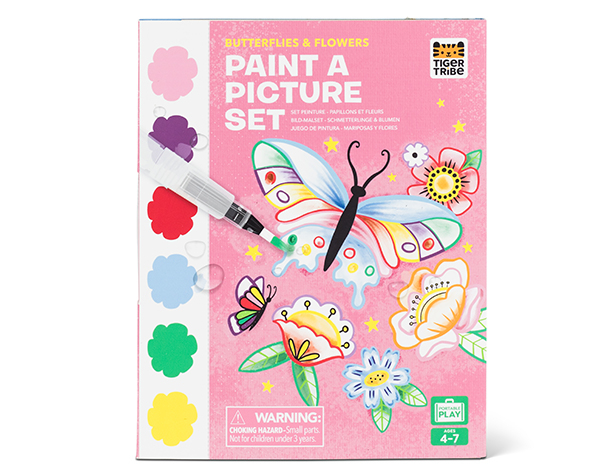 Paint a Picture Set Butterflies & Flowers de TigerTribe 