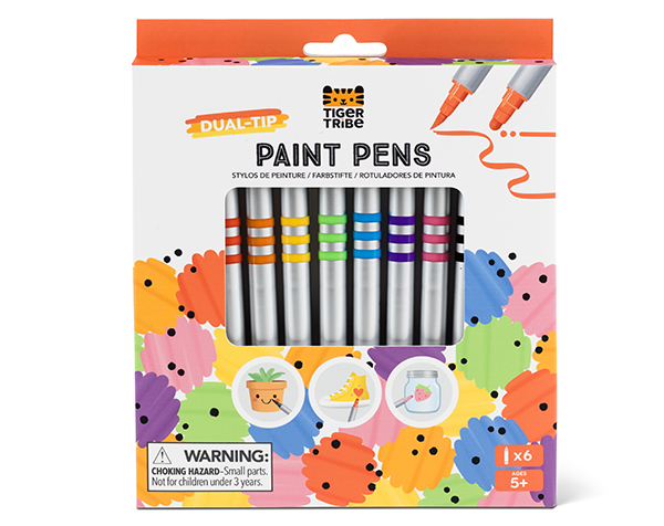 Dual Tip Paint Pens (Set de 12) de TigerTribe 