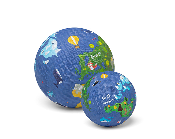 Rubber Ball World 18 cm de Little L Balls