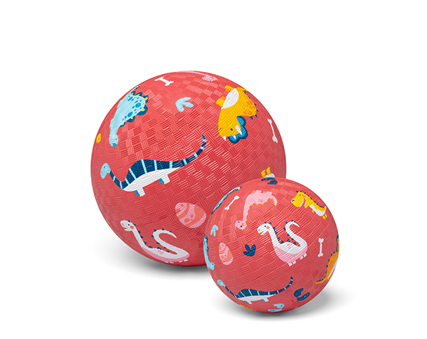 Rubber Ball Dinos 18 cm de Little L Balls