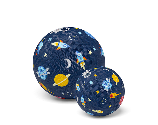 Rubber Ball Space 18 cm de Little L Balls