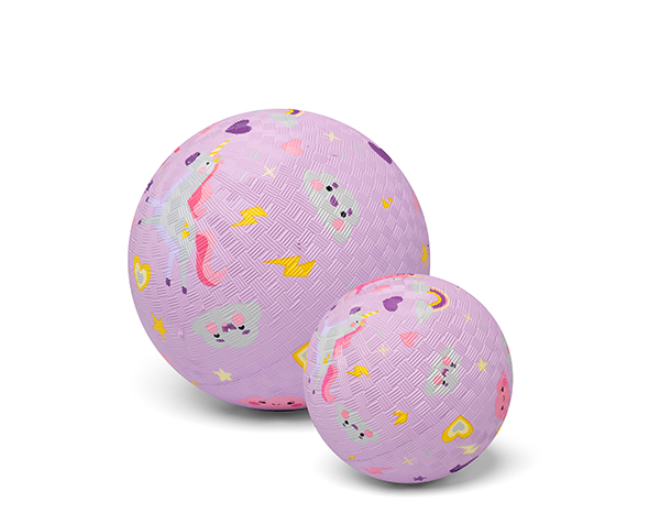 Rubber Ball Unicorn 18 cm de Little L Balls