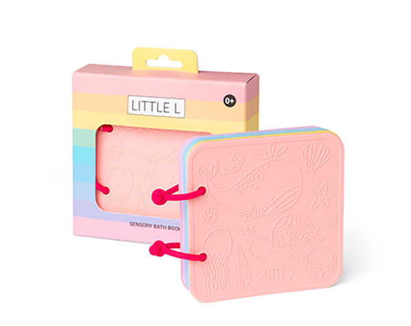 Bath Book Pastel Colors de Little L Silicone Toys