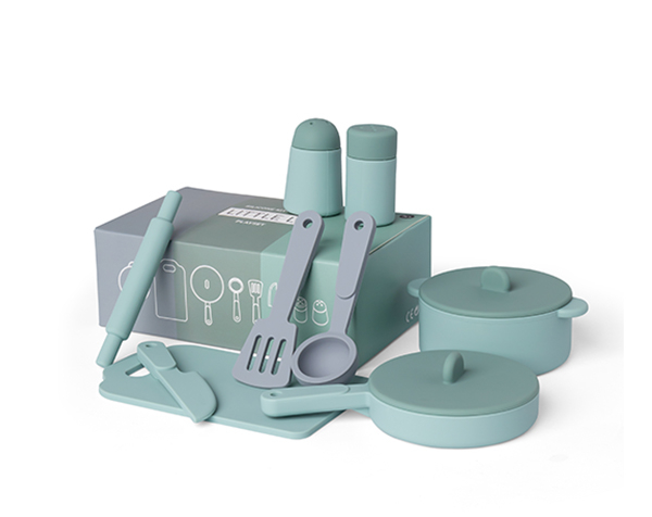 Kitchen Green And Grey de Little L Silicone Toys