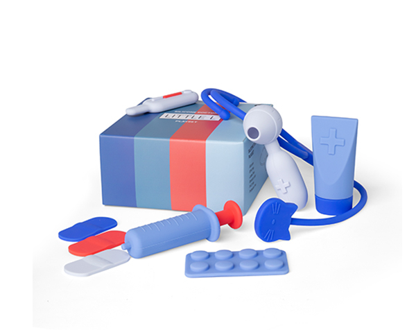 Doctor Blue And Orange  de Little L Silicone Toys