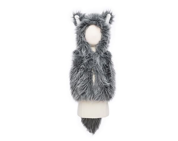 Big Bad Wolf Vest with Gloves Size 3-4 de GP Capas y Tutús