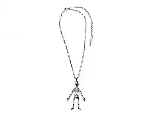 Spooky Scary Skeleton Necklace de GP Halloween