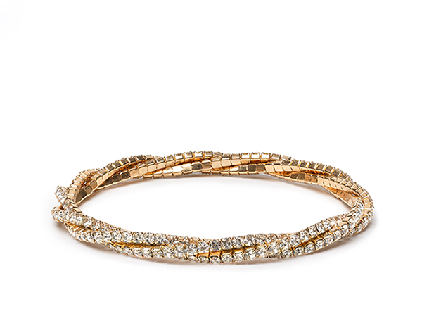 Boutique Diamante Twist Bracelet de GP Boutique Jowelry