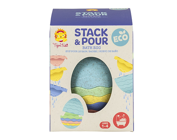 Stack & Pour Bath Egg Eco de TigerTribe 