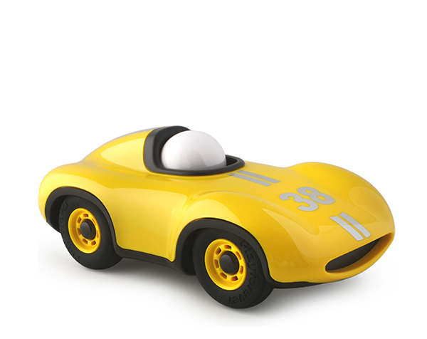 Car Speedy - Yellow - L.16,5cm de Playforever