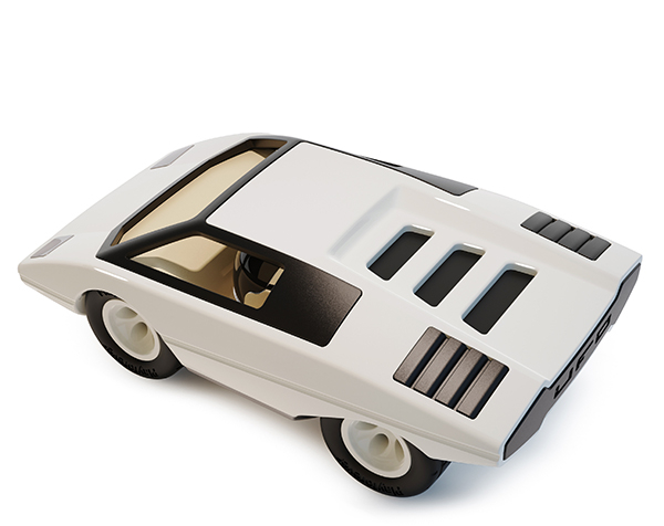 Car Ufo Colomba - White - L.17,60cm de Playforever