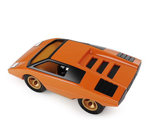 Car Ufo Bruto - Orange - L.17,60cm de Playforever