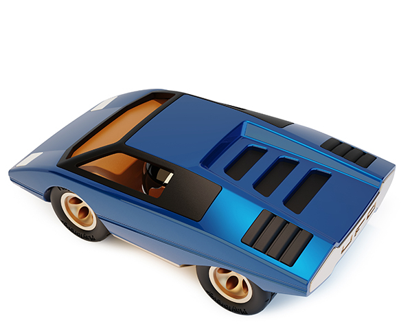 Car Ufo Leonessa - Blue - L.17,60cm de Playforever