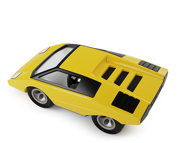 Car Ufo Canarina - Yellow - L.17,60cm de Playforever