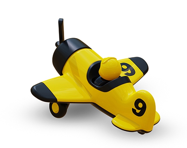 Plane Mimmo Amelia - Yellow - L.26,5cm de Playforever