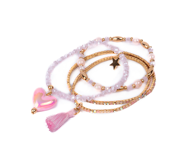 Boutique Luminescent Love Bracelet Set - 4 Pc Set de GP Novedades