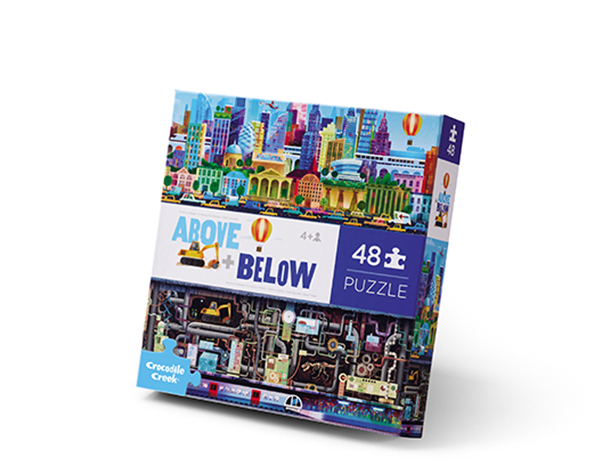 48 pc Above & Below City de Crocodilecreek Puzzles