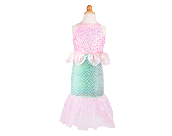 Misty Mermaid Dress Pink, Size  3-4 de GP Novedades