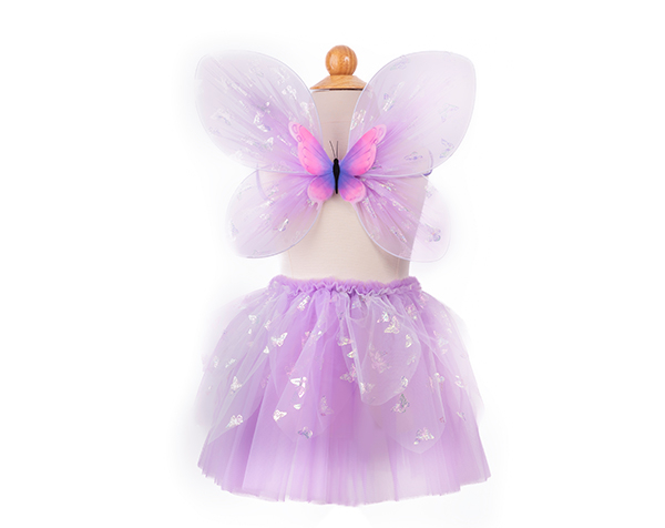 Flutter Butterfly Skirt, Wings, & Wand, purple, Size 4-6 de GP Novedades