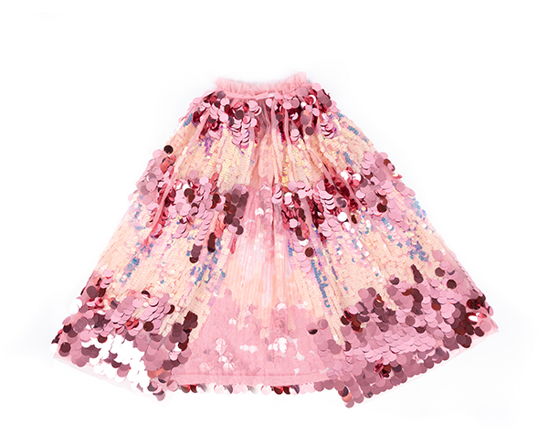 The 5th Avenue Pink Pailette Cape, Size 4-6 de GP Novedades