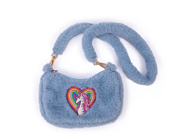 Rainbow Cuddle Crossbody Purse - Periwinkle de GP Novedades