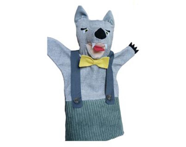 Marioneta Lobo 30 cm. de Bass & Bass