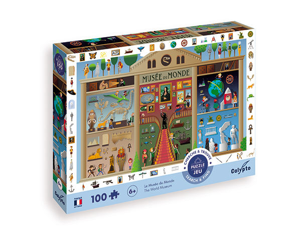 Puzzle 100 pc Le Musee du Monde de Calypto