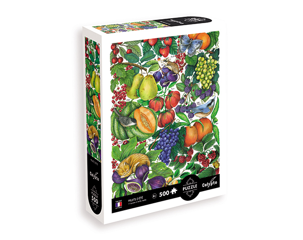 Puzzle 500 pc Les Fruits d´Ete de Calypto