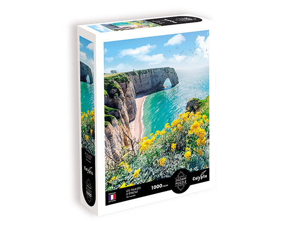 Puzzle 1000 pc PAYSAGE Les Falaises d´Etretat Normandie  de Calypto